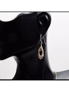 Contemporary Sterling Silver Diamond Accent Ribbon Jewelry 12.7g